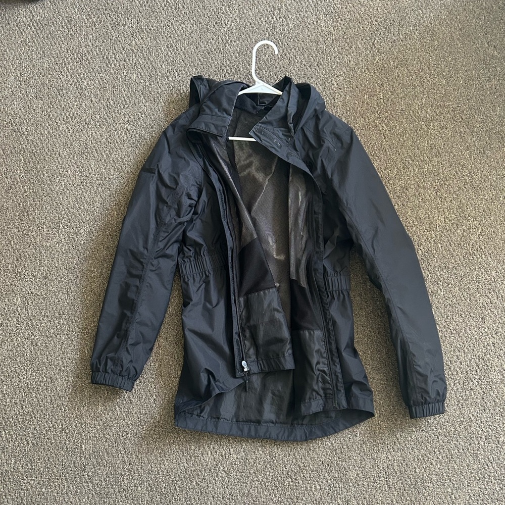 North Face rain coat